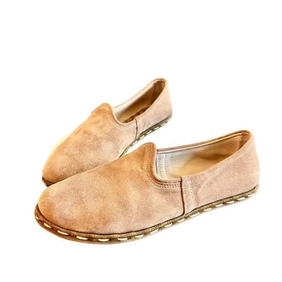 Women’s Sabah Handmade in Turkey Suede Loafers Slip-On Shoes W 39 7.5-8 - Picture 3 of 11